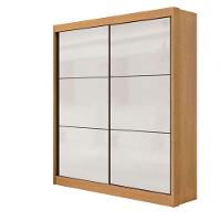 Guarda Roupa Solteiro 2 Portas 3 Gavetas - Santorini-cinamomo-off White - Móveis D'doro - 1