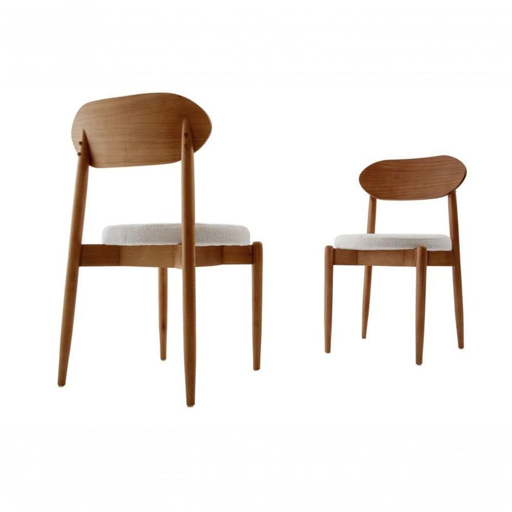 Cadeiras Para Mesa De Jantar Madeira Maciça - Aiko - Espresso Móveis - 1