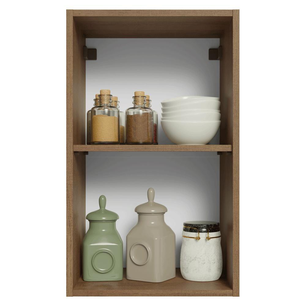 Armário Aéreo 40 Cm 1 Porta Vik Madesa Rustic/branco - 4