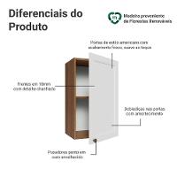 Armário Aéreo 40 Cm 1 Porta Vik Madesa Rustic/branco - 3