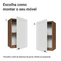 Armário Aéreo 40 Cm 1 Porta Vik Madesa Rustic/branco - 5