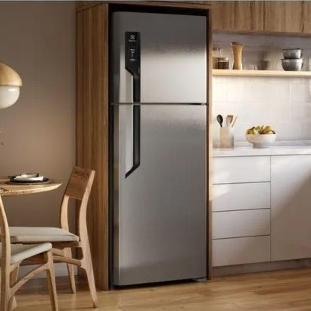 Refrigerador Electrolux Frost Free Com AutoSense 480L Efficient Duplex Inox Look 110V - 8