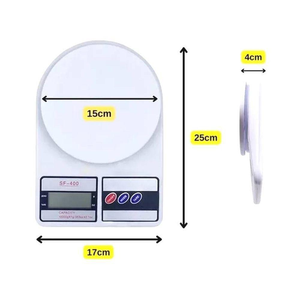 Balança Digital De Precisão Cozinha 10kg Nutrição E Dieta - 3