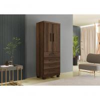 Roupeiro Conjugado 2 Portas 4 Gavetas New Maia Benetil Imbuia - 1