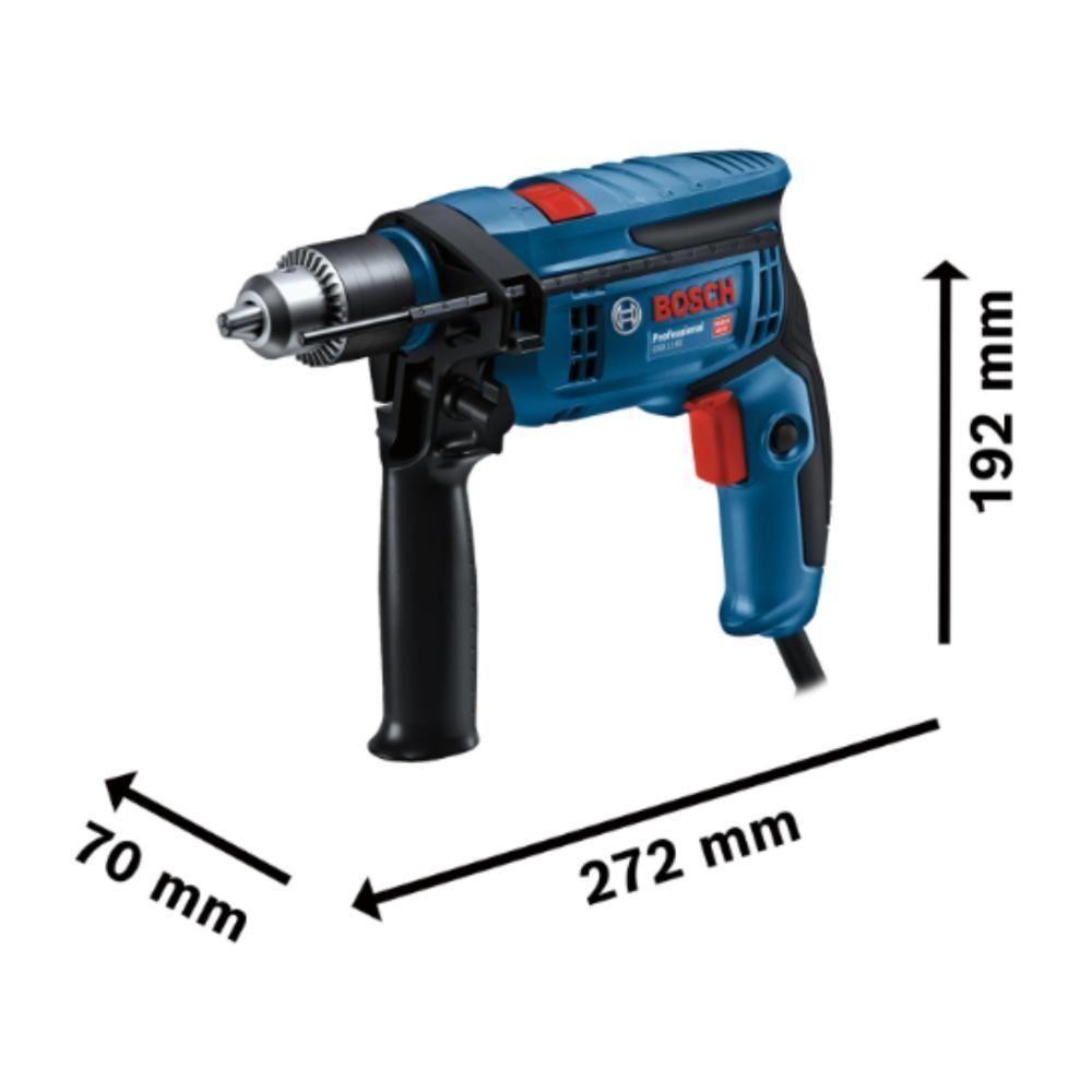 Furadeira De Impacto 1/2 Bosch Gsb 13 Re 750 Watts 127v - 2
