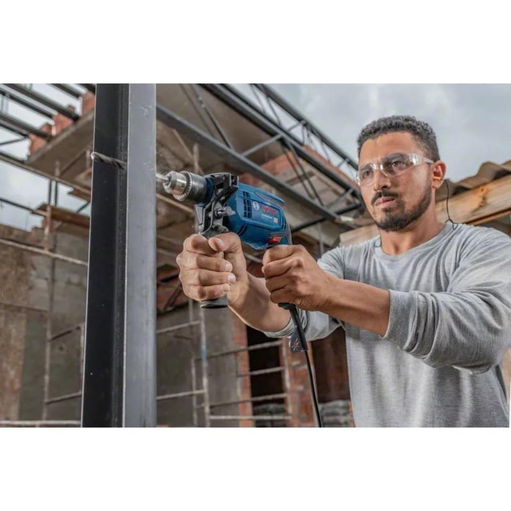 Furadeira De Impacto 1/2 Bosch Gsb 13 Re 750 Watts 127v - 6