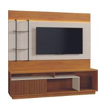 Home Para Sala De Tv Moderno Com Led - Ravena-naturale-off White - Mavau Móveis - 2
