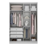 Modulado 4 Portas 3 Gavetas - Linea-branco - Móveis Novo Horizonte - 2