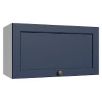 Armário Aéreo 60 Cm 1 Porta Basculante Vik Madesa Branco/azul - 1