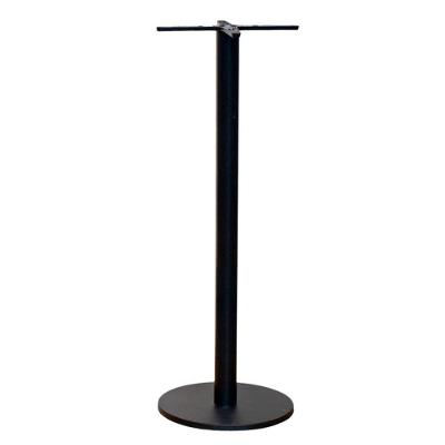 Base De Mesa De Jantar Redonda Pisa Beta Bistrô Fratini 106 Cm (altura) Aço Cor Preto Disco Redondo