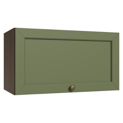 Armário Aéreo 60 Cm 1 Porta Basculante Vik Madesa Rustic/verde