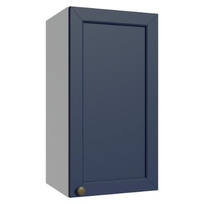 Armário Aéreo 35 Cm 1 Porta Vik Madesa Branco/azul
