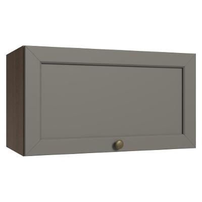 Armário Aéreo 60 Cm 1 Porta Basculante Vik Madesa Rustic/cinza