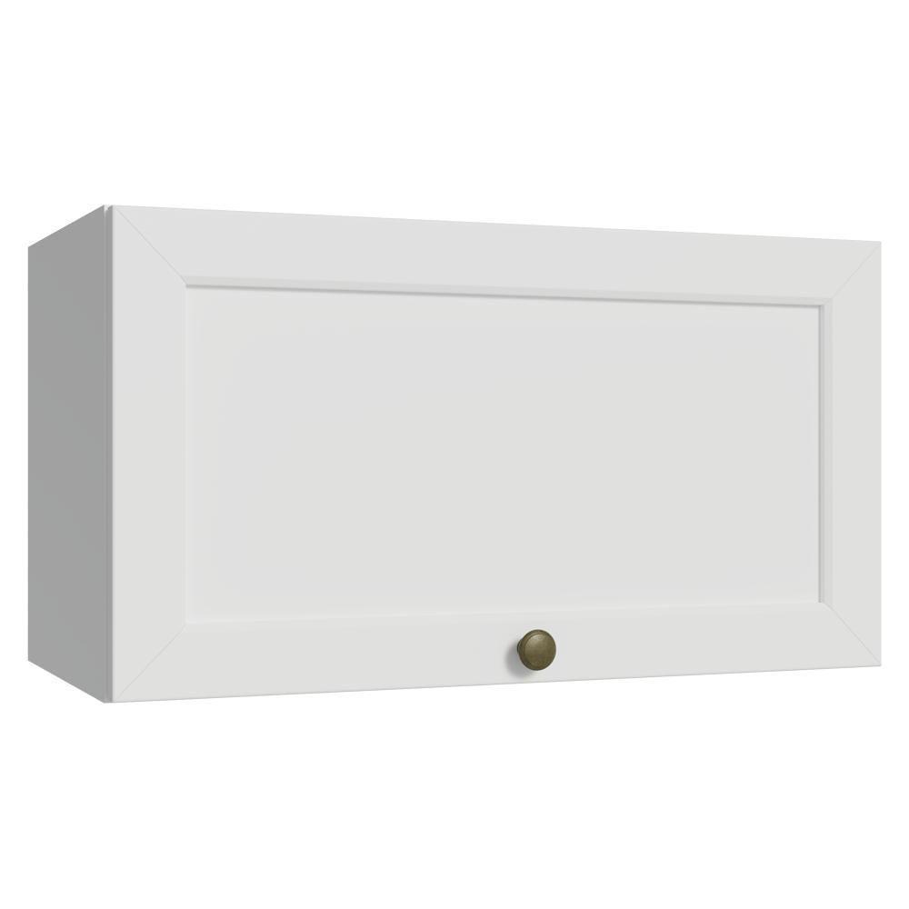 Armário Aéreo 60 Cm 1 Porta Basculante Vik Madesa Branco - 1