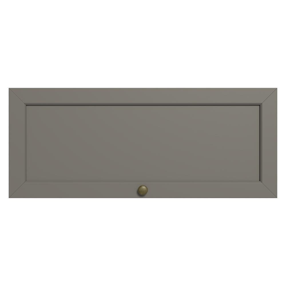 Armário Aéreo 80 Cm 1 Porta Basculante Vik Madesa Rustic/cinza - 9