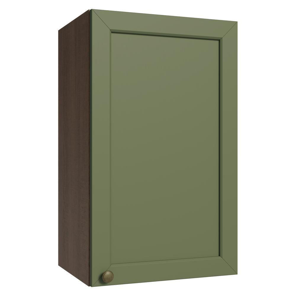 Armário Aéreo 40 Cm 1 Porta Vik Madesa Rustic/verde - 1