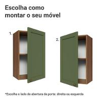 Armário Aéreo 40 Cm 1 Porta Vik Madesa Rustic/verde - 5