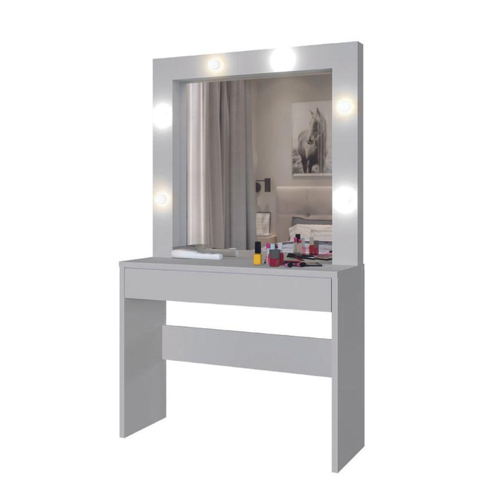 Camarim Com 1 Gaveta E Led - Romance-branco - Mavau Móveis - 2