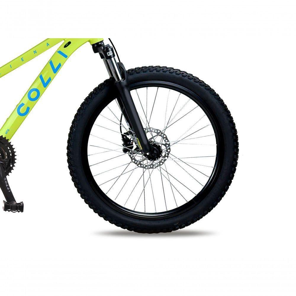 Bicicleta Colli Siena Aluminio Aro 26 Disco-shimano 21v Amarelo - 4