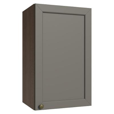 Armário Aéreo 40 Cm 1 Porta Vik Madesa Rustic/cinza