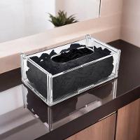 Caixa Acrílico Transparente Para Luvas Descartáveis Com Tampa - 3