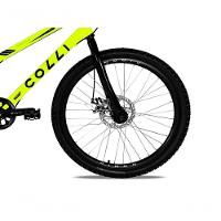 Bicicleta Colli Airon Aro 24 Com Freio A Disco 7v Amarelo - 4