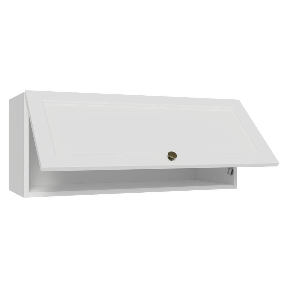 Armário Aéreo 80 Cm 1 Porta Basculante Vik Madesa Branco - 10