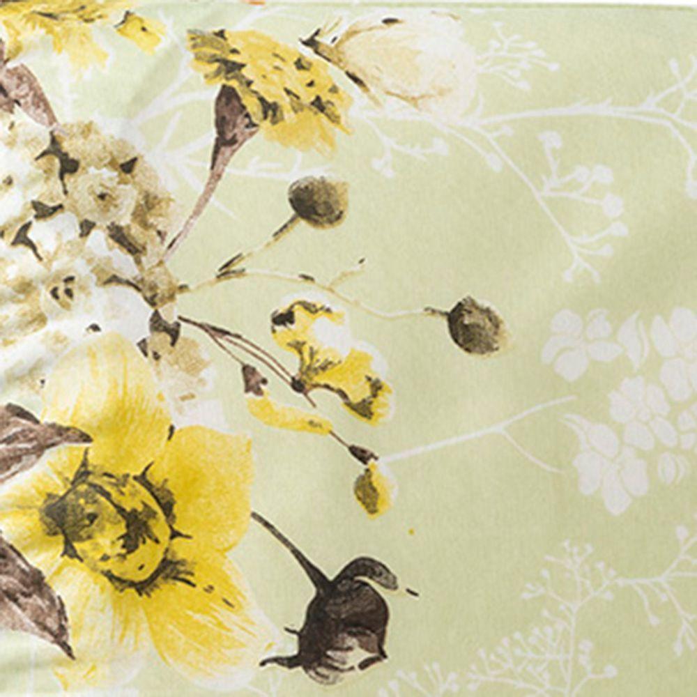 Jogo De Cama Lençol Casal Minuano 100% Algodão 4 Peças - Verde - 100% Algodão - 5