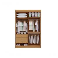 Guarda Roupa Solteiro 4 Portas 3 Gavetas - Colibri-cinamomo - Móveis D'doro - 2