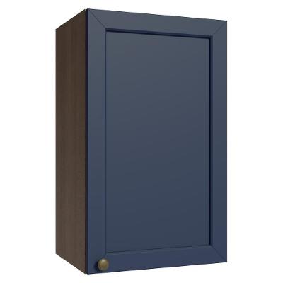 Armário Aéreo 40 Cm 1 Porta Vik Madesa Rustic/azul