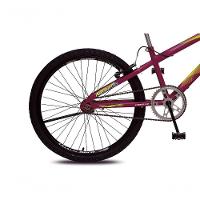 Bicicleta Allegra City Aro 24 Sem Marchas Freios V-brake E Cestão Colli Roxo - 3