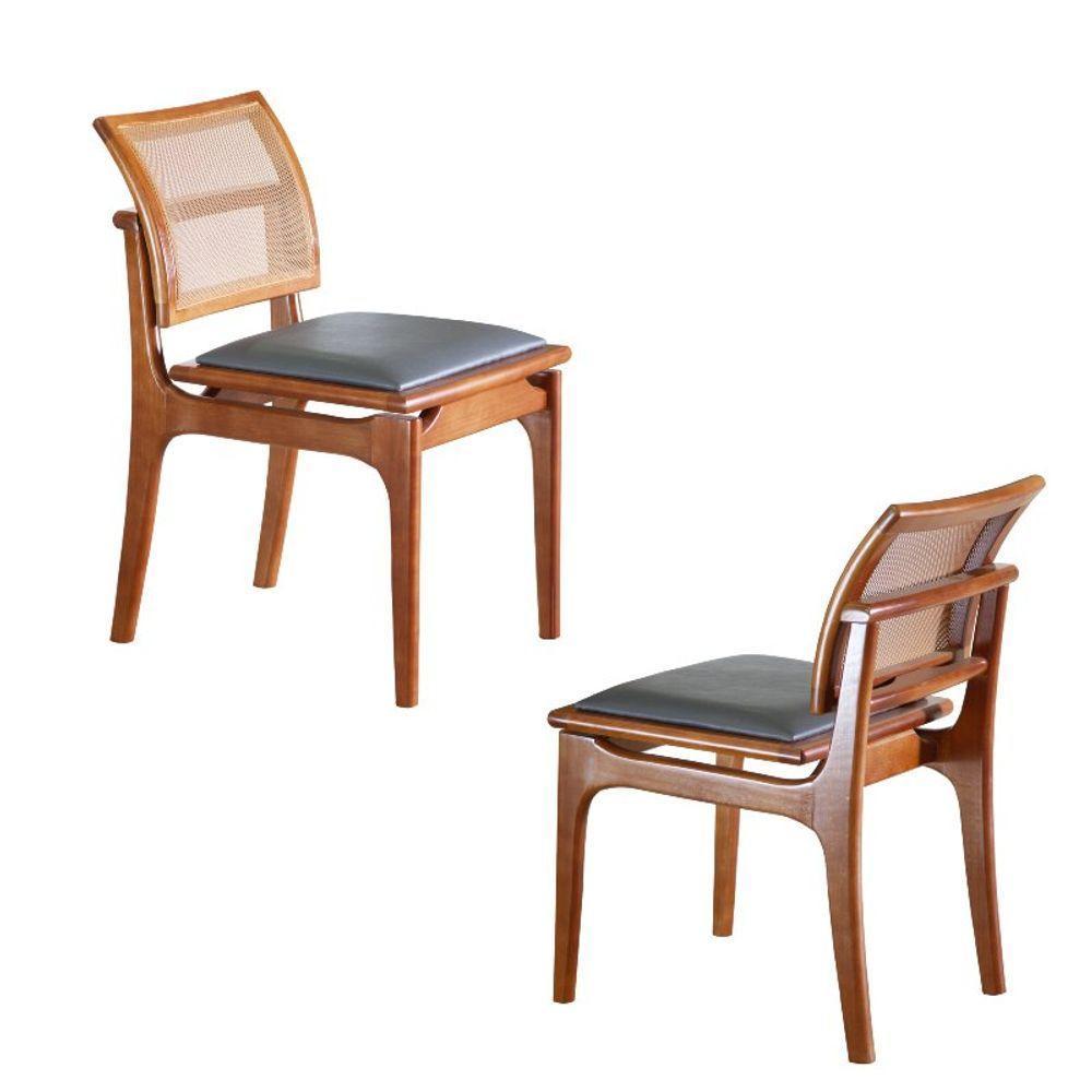 Cadeiras Para Mesa De Jantar Madeira Maciça - Zeus - Espresso Móveis - 1