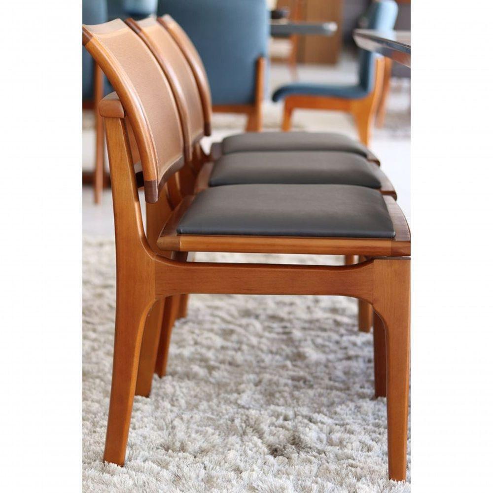 Cadeiras Para Mesa De Jantar Madeira Maciça - Zeus - Espresso Móveis - 3