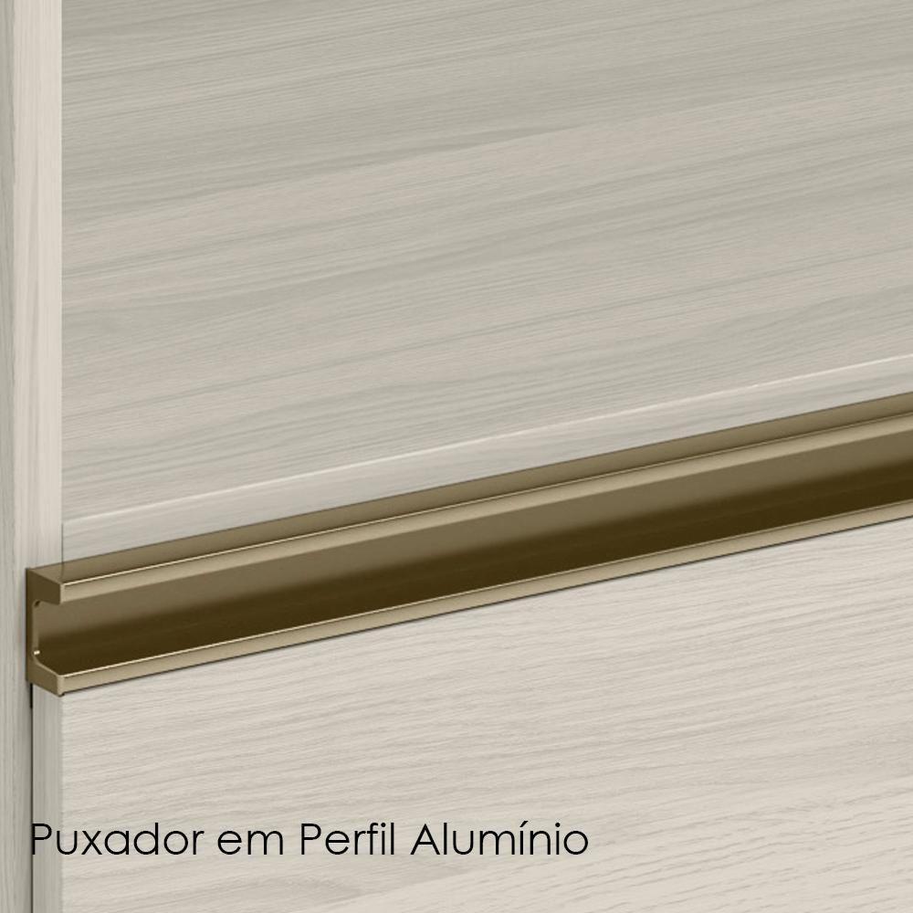 Armario Aereo Balcao Forno 80cm Mdf Kali Nicioli Bianco Toq - 6