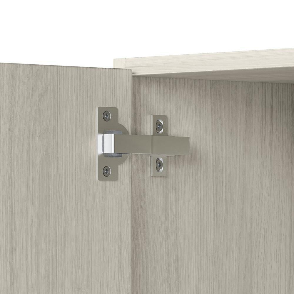 Armario Aereo Balcao Forno 80cm Mdf Kali Nicioli Bianco Toq - 8