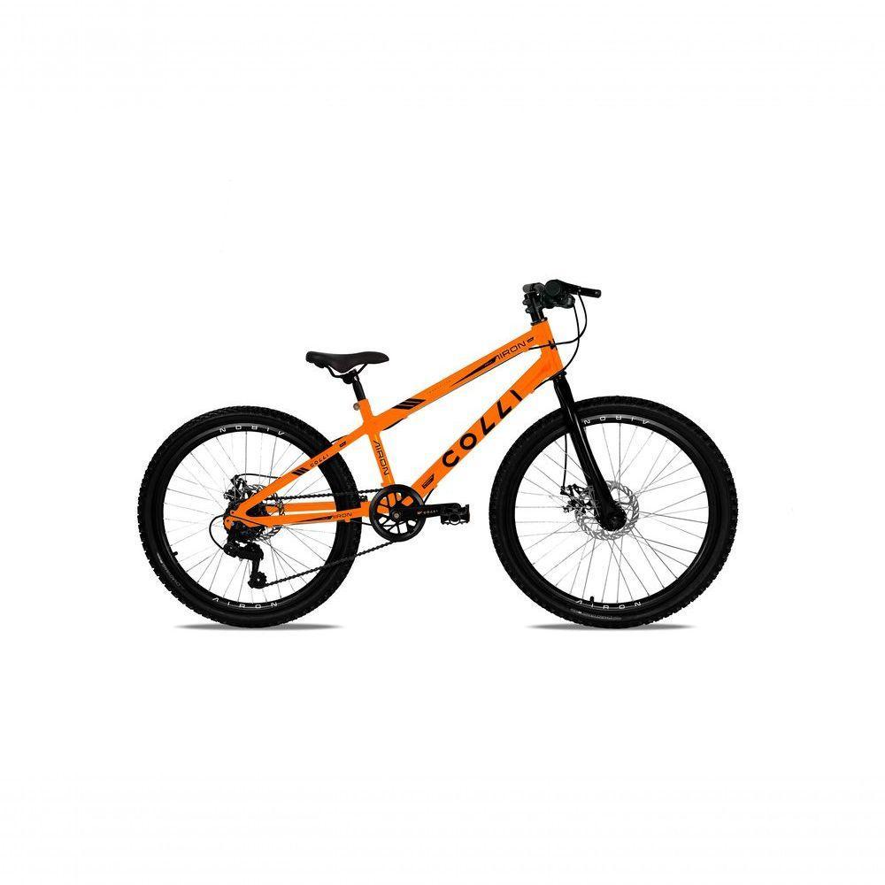 Bicicleta Colli Airon Aro 24 Com Freio A Disco 7v Laranja - 1
