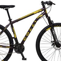 Bicicleta Colli Athena Aro-29 Com Freio A Disco E 21 Marchas Preto E Amarelo - 3
