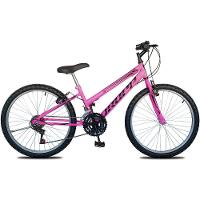 Bicicleta Aro 24 Infantil Feminina 18 Vel Marchas Dropp Sport Freio V-brake - Rosa+preto - único Rosa+preto - 2