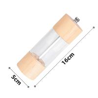 Moedor De Pimenta E Sal Madeira Manual Temperos - 3