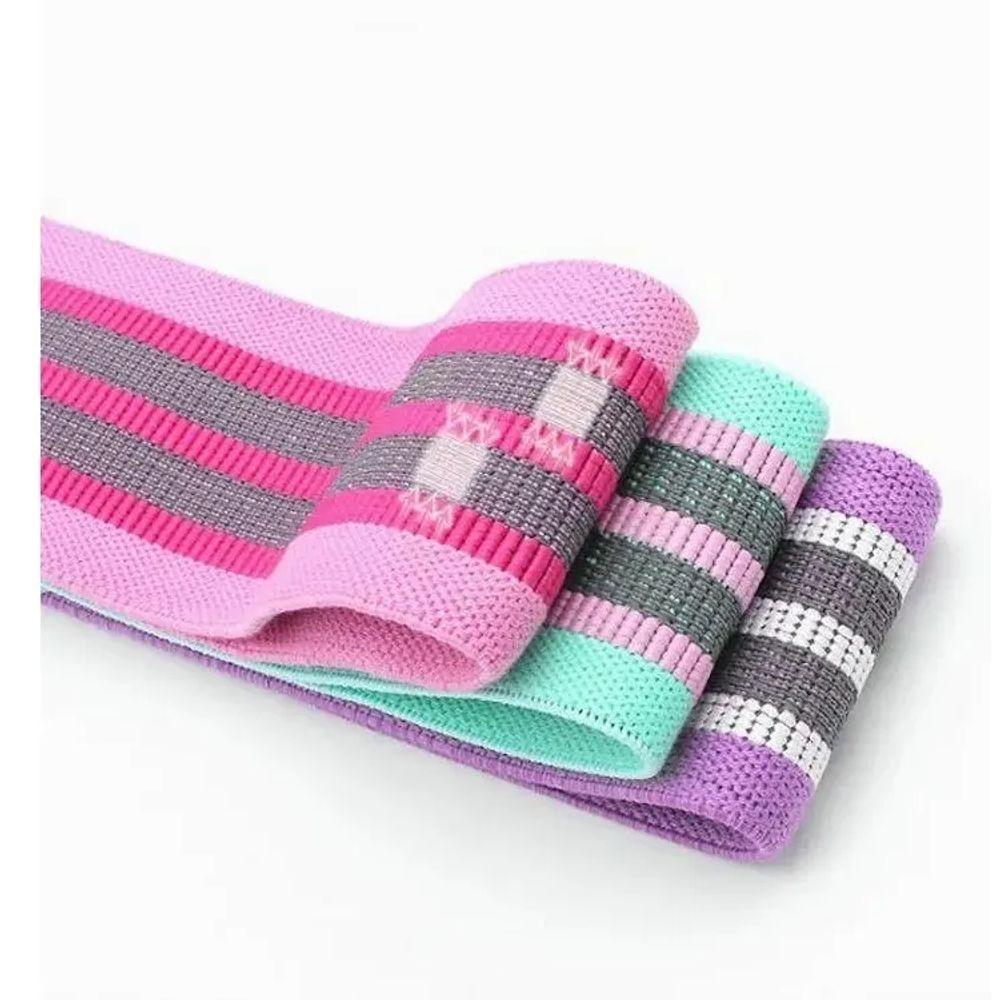 Kit 3 Faixas Elásticas De Exercício Hip Resistance Bands - 5