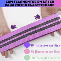 Kit 3 Faixas Elásticas De Exercício Hip Resistance Bands - 9