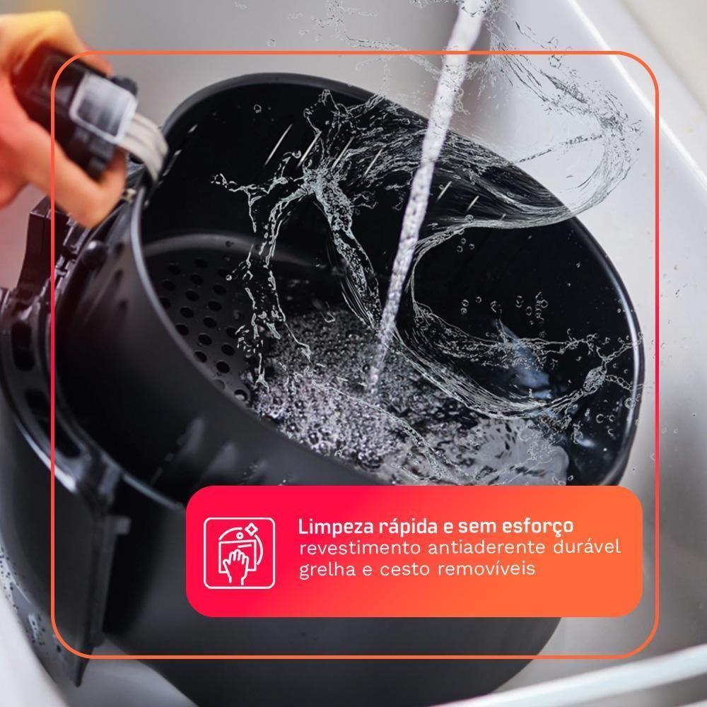 Fritadeira Sem óleo Airfryer HQ Digital Preto 5L HQ-AF5LDP2 220V - 7