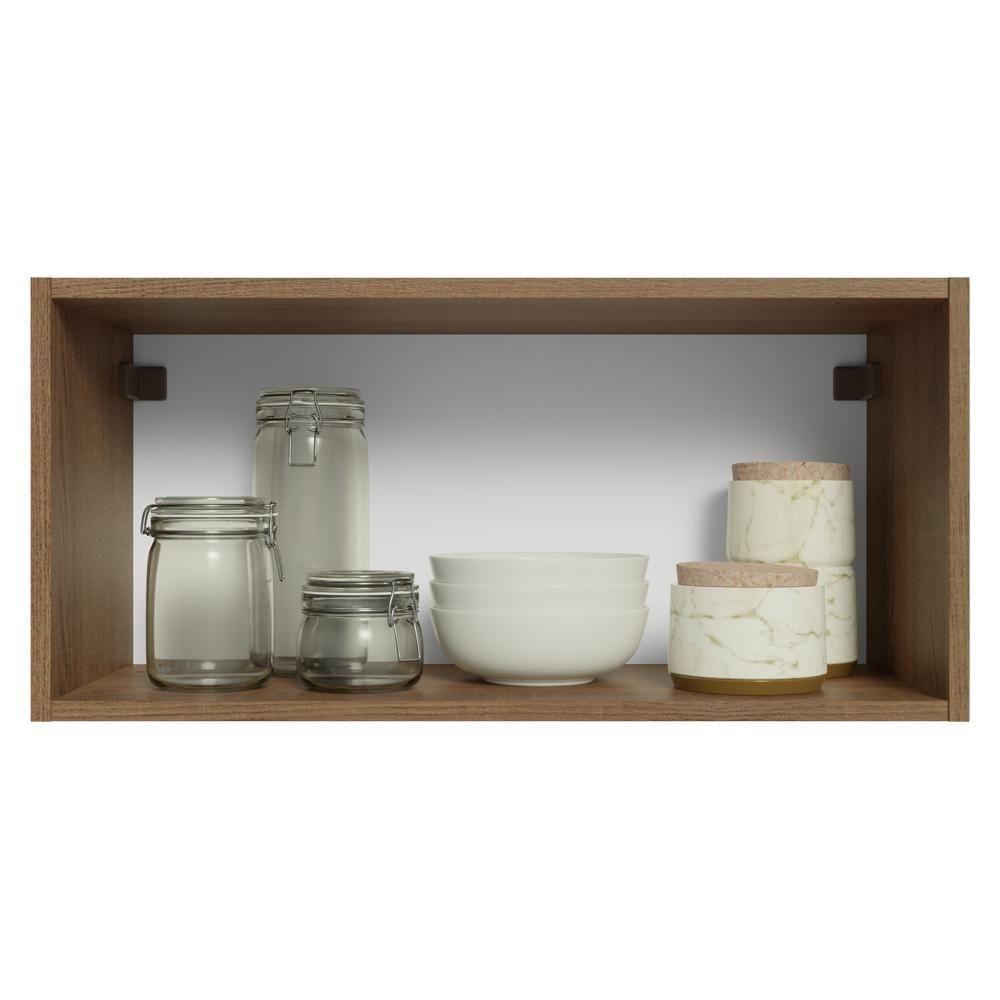 Armário Aéreo 70 Cm 1 Porta Basculante Vik Madesa Rustic/verde - 4