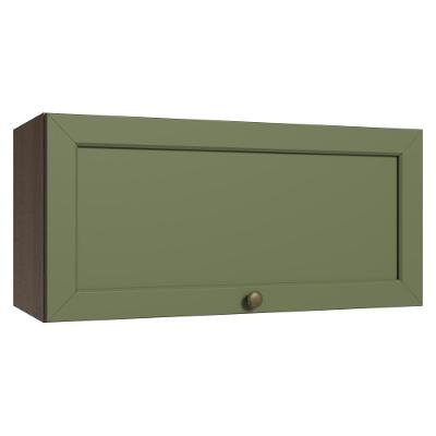 Armário Aéreo 70 Cm 1 Porta Basculante Vik Madesa Rustic/verde