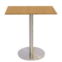 Mesa Bistrô Beta 112,50 Cm (alt) Disco Redondo Tampo Mdp Quadrado 60 Cm (larg) X 2,50 Cm (alt) Samba - 1