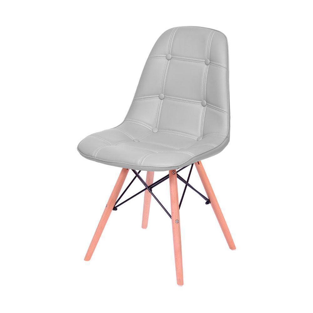 Cadeira Eames Dsw Botonê - Cinza - 1