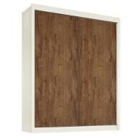 Guarda Roupa Solteiro 2 Portas 4 Gavetas - Zurique-off White - Móveis Europa - 4