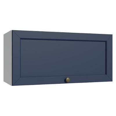 Armário Aéreo 70 Cm 1 Porta Basculante Vik Madesa Branco/azul