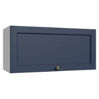 Armário Aéreo 70 Cm 1 Porta Basculante Vik Madesa Branco/azul - 1