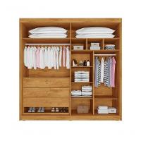 Guarda Roupa Solteiro Com Espelho 4 Portas 3 Gavetas - Nantes-peroba-off White - Móveis Europa - 3